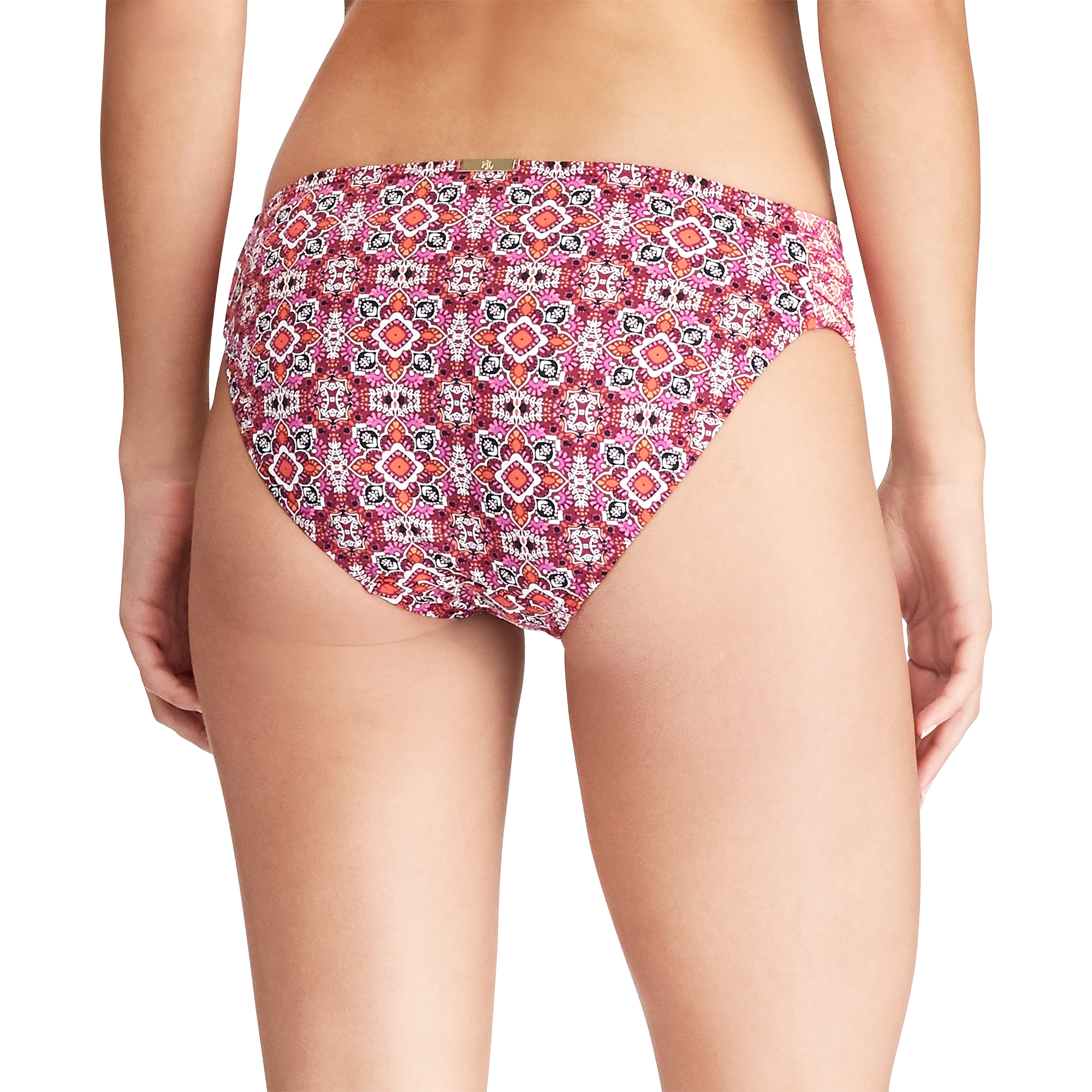 Ralph Lauren Print Shirred Bikini Bottom. 4