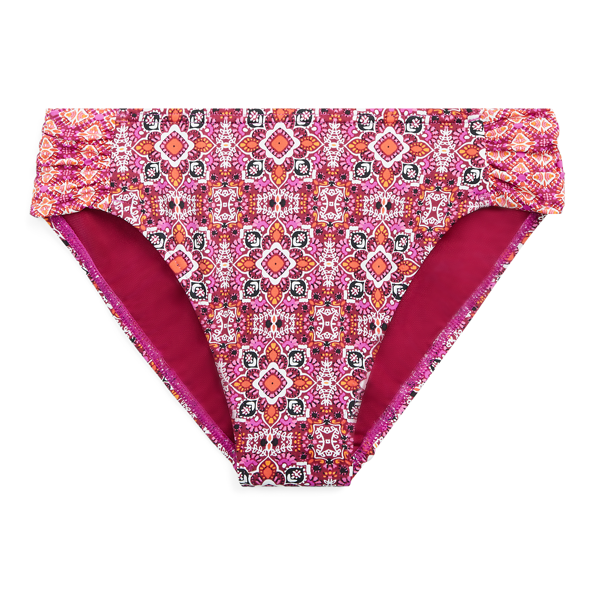 Ralph Lauren Print Shirred Bikini Bottom. 1