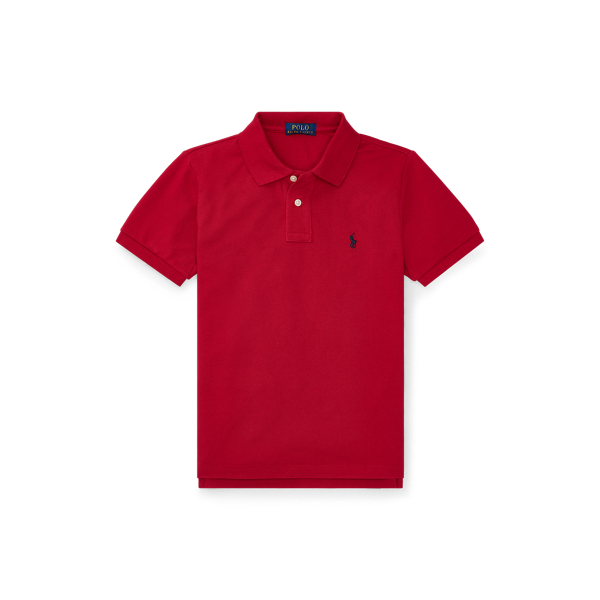 Camisa Polo em malha de algodão Slim Fit