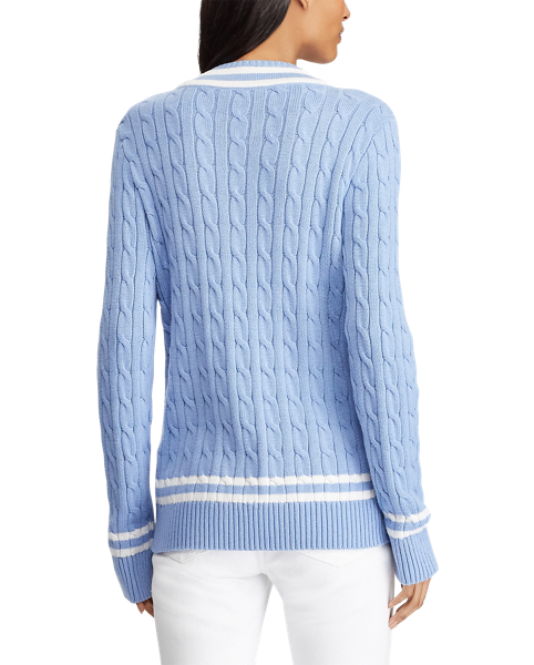 Lauren Petite Cotton Cricket Sweater 4
