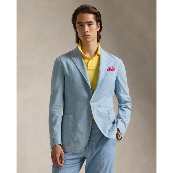 Chambray Suit Jacket for Men | Ralph Lauren® UK