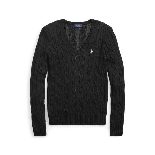 Pull torsadé col en V pour Women | Ralph Lauren® FR