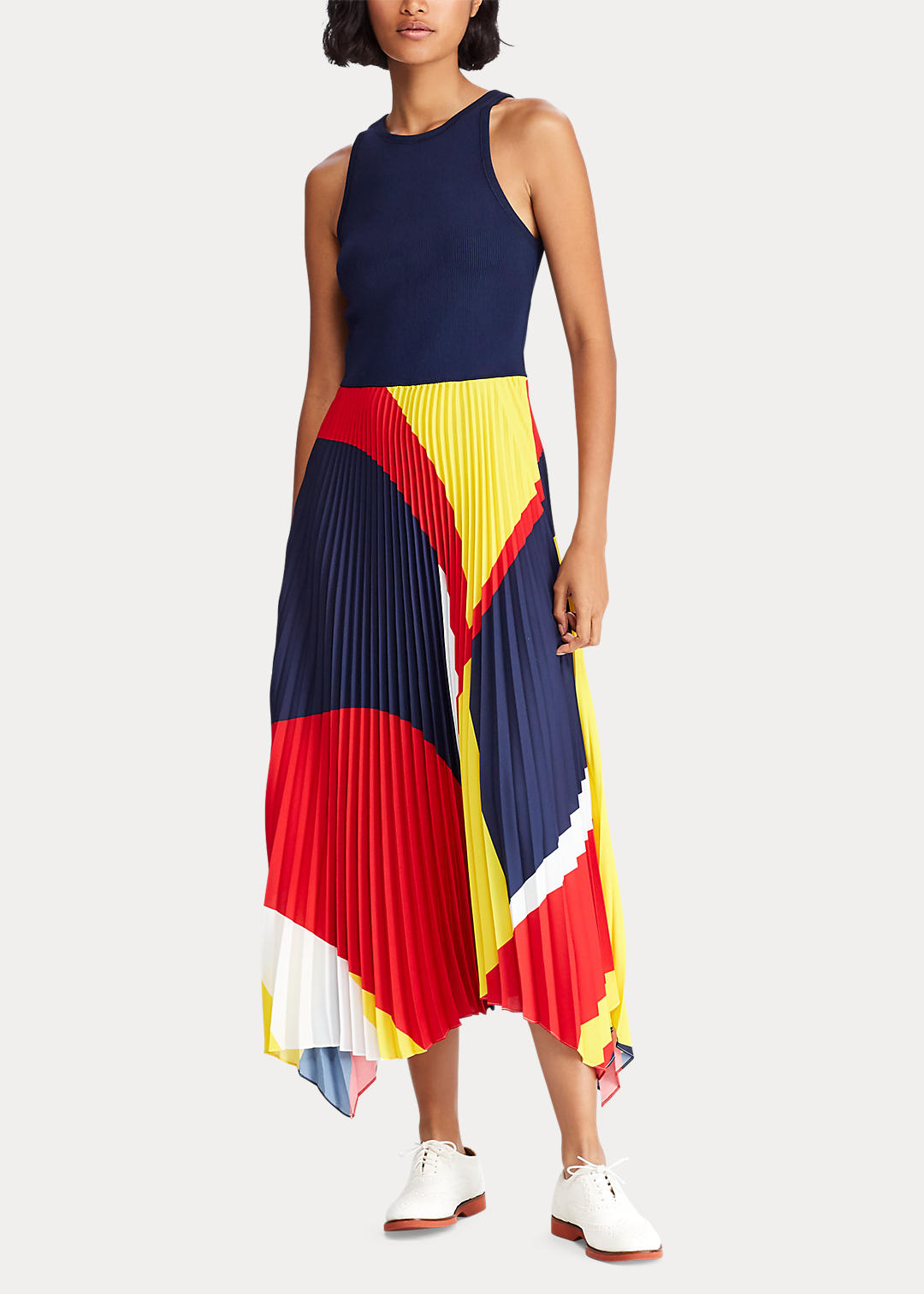 Pleated Georgette Dress for Women | Ralph Lauren® NG