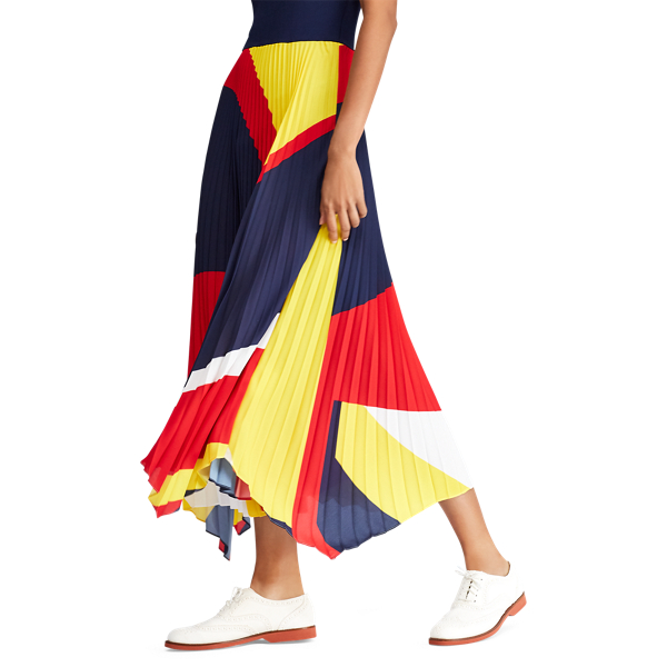 Pleated Georgette Dress for Women | Ralph Lauren® IE