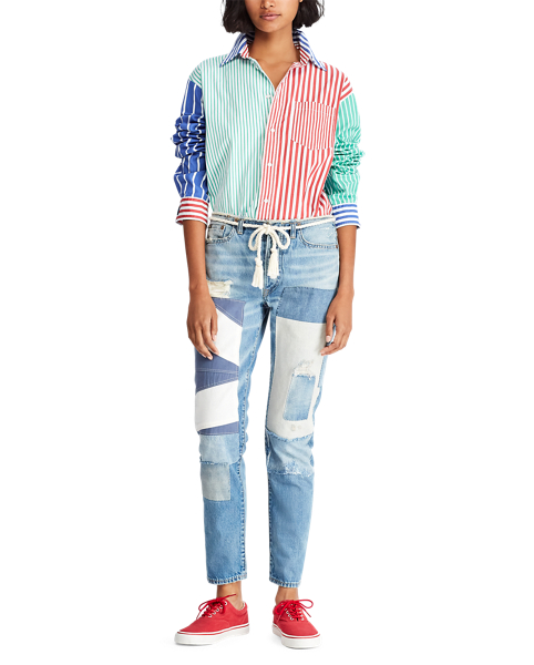 big striped shirt