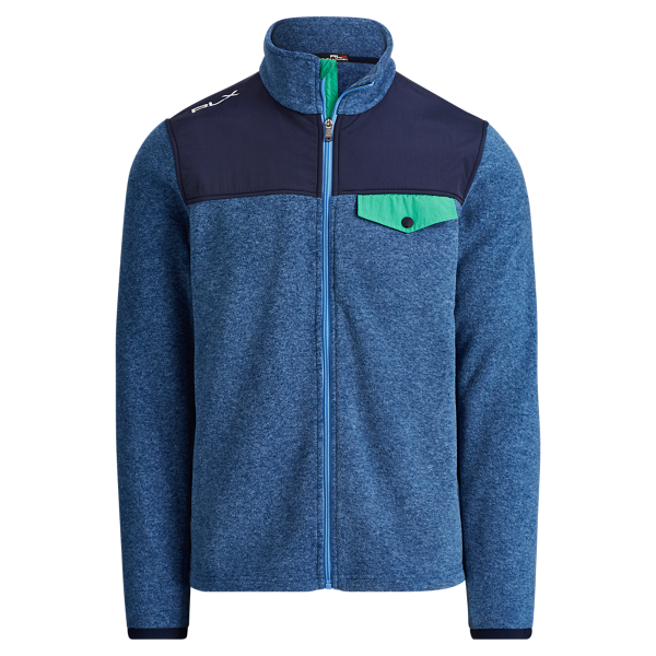 polo ralph lauren fleece mockneck jacket
