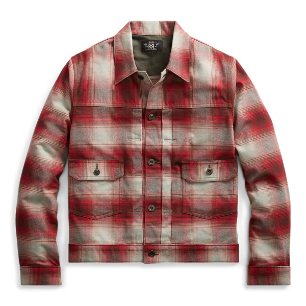 ralph lauren rrl flannel jacket