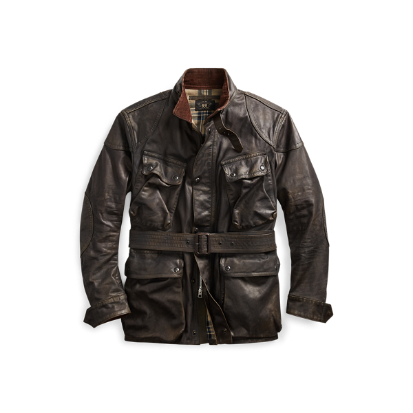 Leather Jacket for Men | Ralph Lauren® GI