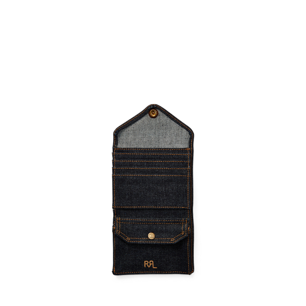 RRL Indigo denim billfold portemonnee 3