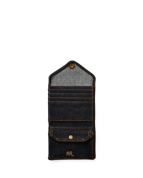 RRL Indigo Denim Billfold Wallet 3