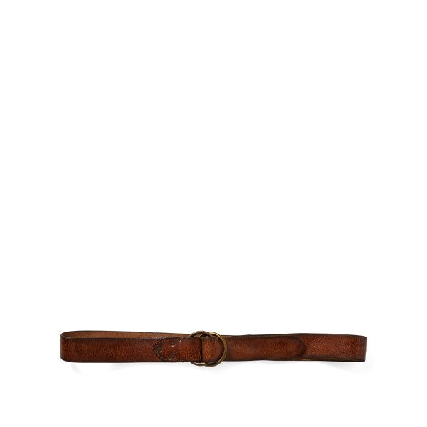 RRL Distressed leren riem 2