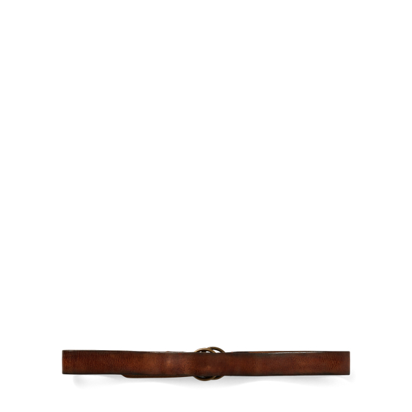 RRL Distressed leren riem 3