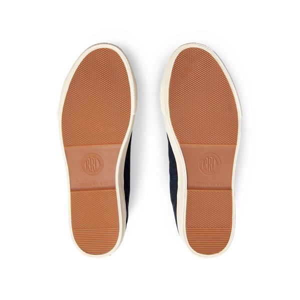 RRL Indigo canvas Mayport-sneaker 4