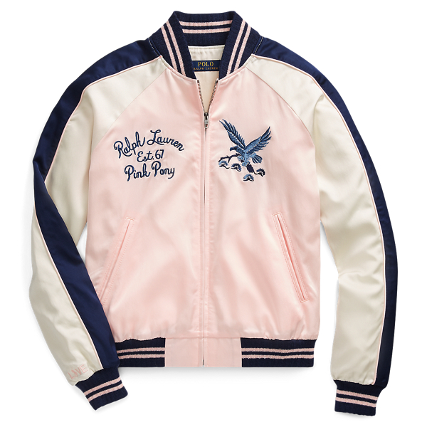 ralph lauren satin jacket