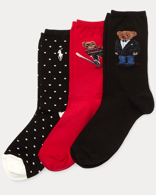 Polo Ralph Lauren Polo Bear Sock 3-Pack Gift Set 1