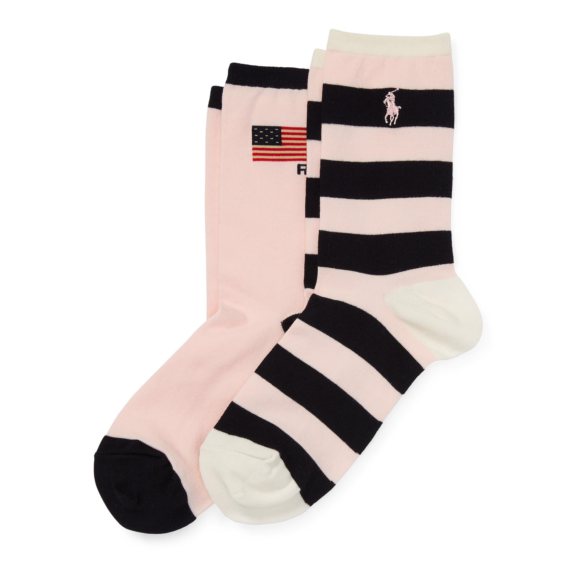 Ralph Lauren Pink Pony Sock 2-Pack. 1