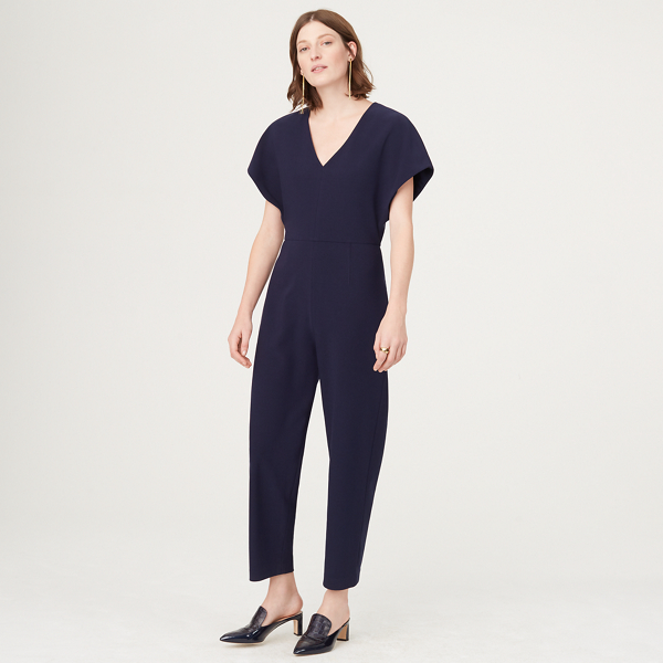 club monaco navy jumpsuit