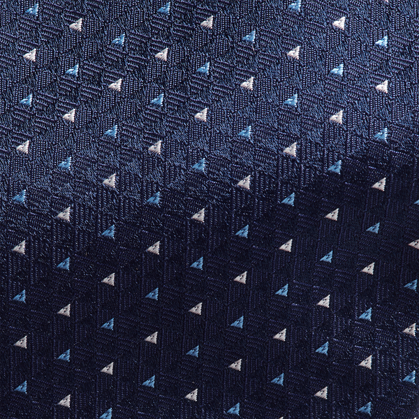 Polo Ralph Lauren Patterned Silk Tie In Navy