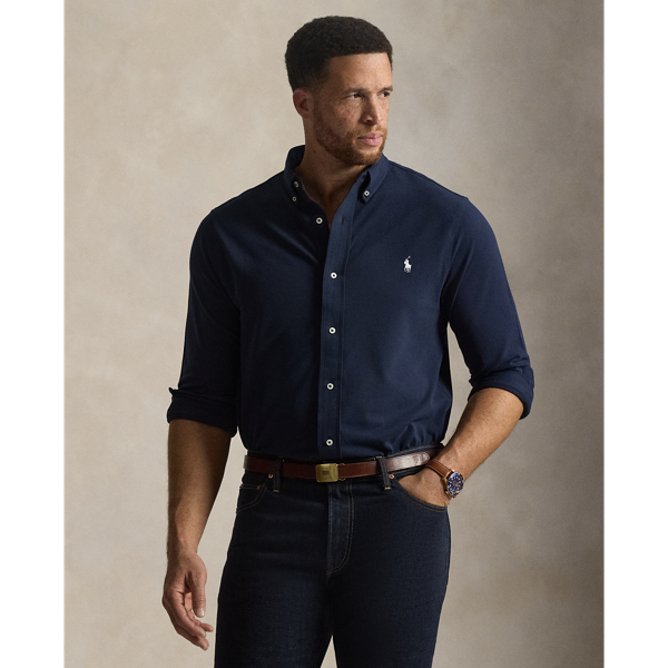This Big & Tall version of our signature button-down is cut from an ultra-thin layer of our most lightweight cotton mesh, making it the perfect shirt for transitional days or when you want a comfortable layer underneath jumpers or jackets.