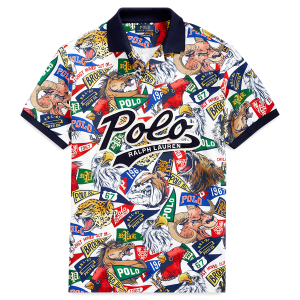 polo ralph lauren custom slim fit mesh polo