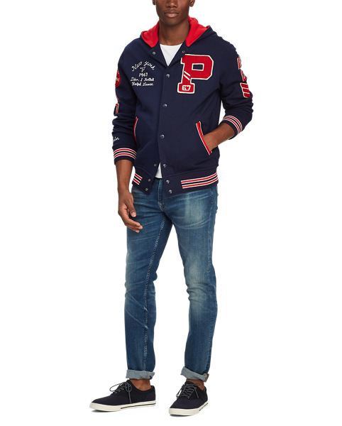 Polo Ralph Lauren Hooded Letterman Jacket 3