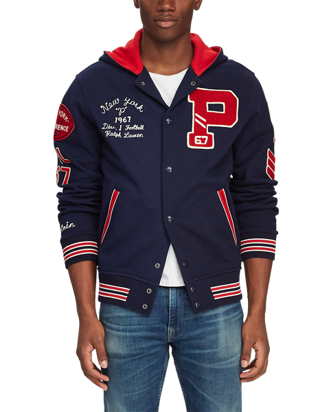Polo Ralph Lauren Hooded Letterman Jacket 4