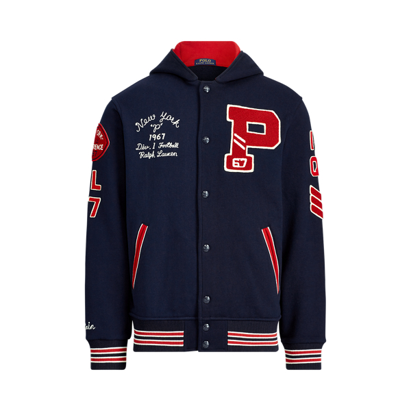 Polo Ralph Lauren Hooded Letterman Jacket 2