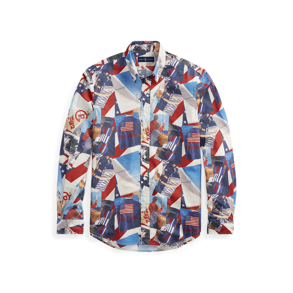 classic fit nautical bear polo