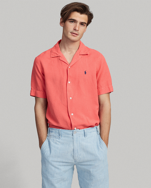 Polo Ralph Lauren Classic Fit Linen-Blend Shirt 1