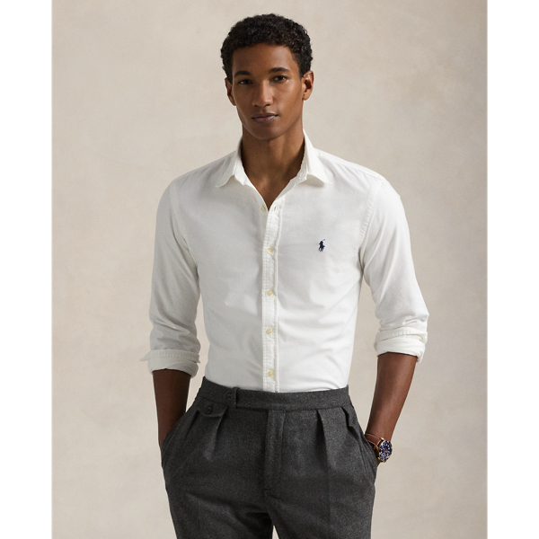 Descubrir 50+ imagen polo ralph lauren white dress shirt