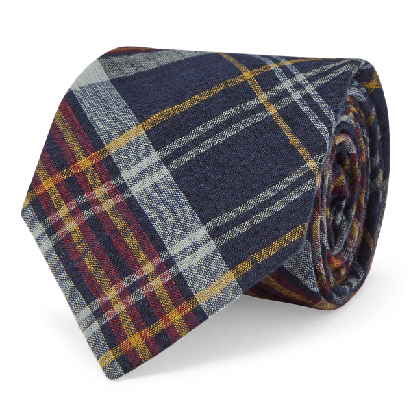 Polo Ralph Lauren Cotton Madras Narrow Tie 1