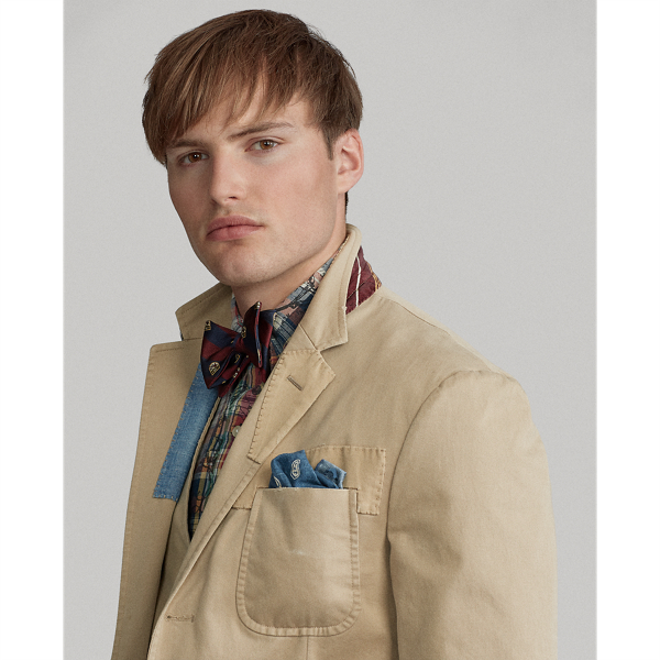 Polo Ralph Lauren Distressed Chino Suit Jacket 5