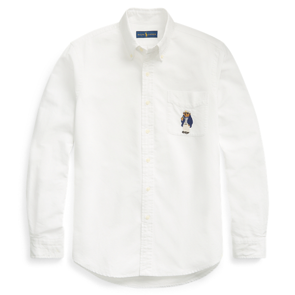 Classic Fit Bear Oxford Shirt for Men Ralph Lauren® CL