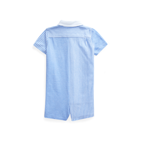 POLO RALPH LAUREN RALPH LAUREN KNIT COTTON OXFORD FUN SHORTALL