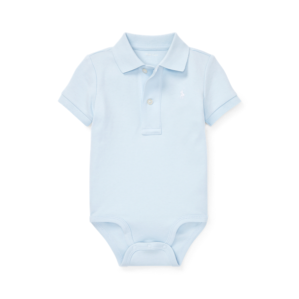 Cotton Interlock Polo Bodysuit