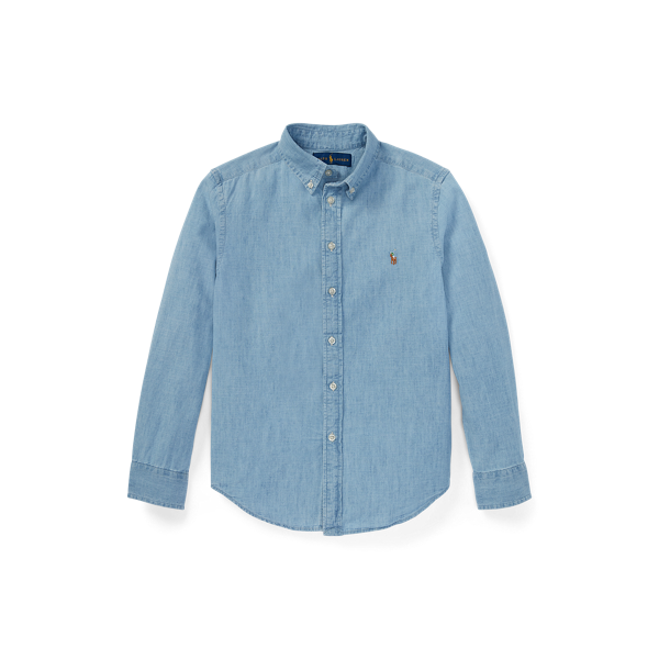 Chemise en chambray de coton