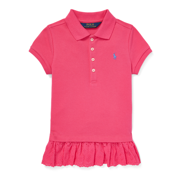 Eyelet Stretch Mesh Polo