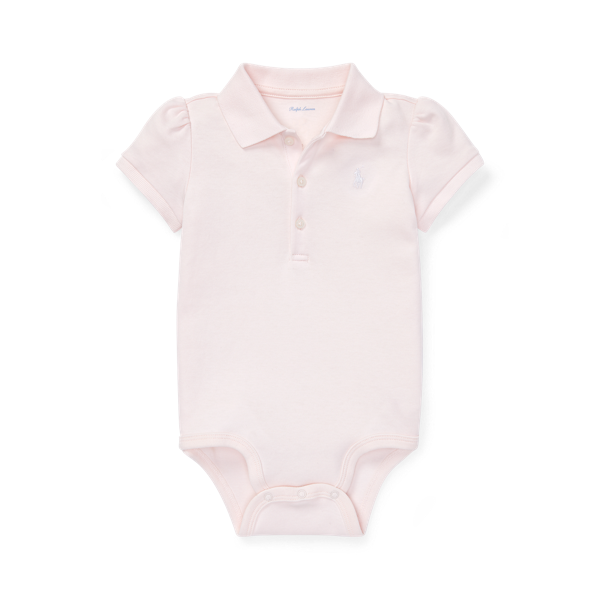 Body polo bébé interlock de coton