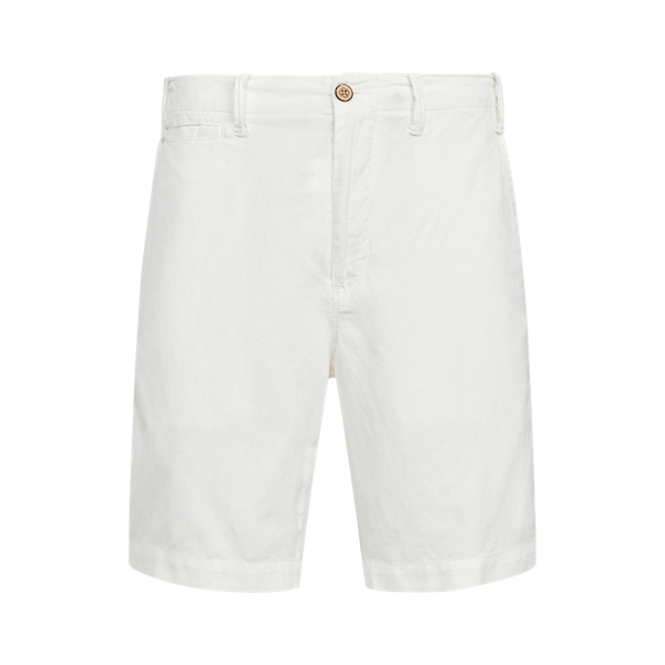 Polo Ralph Lauren 8.5-inch Classic Fit Cotton-linen Short In White