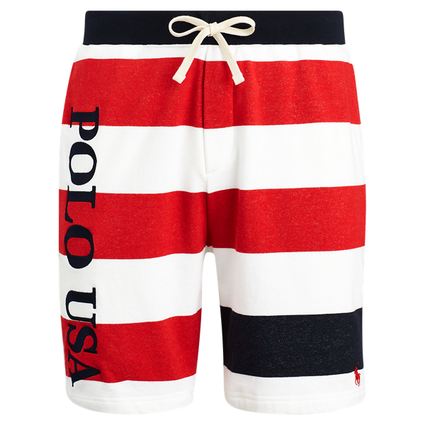 ralph lauren big pony french terry shorts