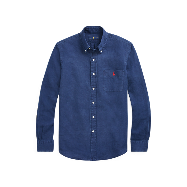 polo ralph lauren classic fit linen shirt