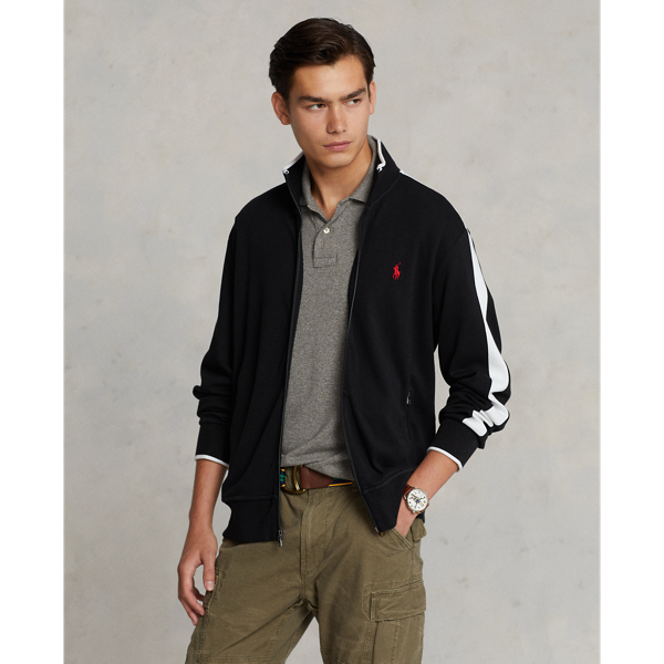 Shop Ralph Lauren Interlock Track Jacket In Polo Black