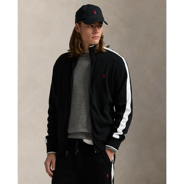 Shop Ralph Lauren Interlock Track Jacket In Polo Black