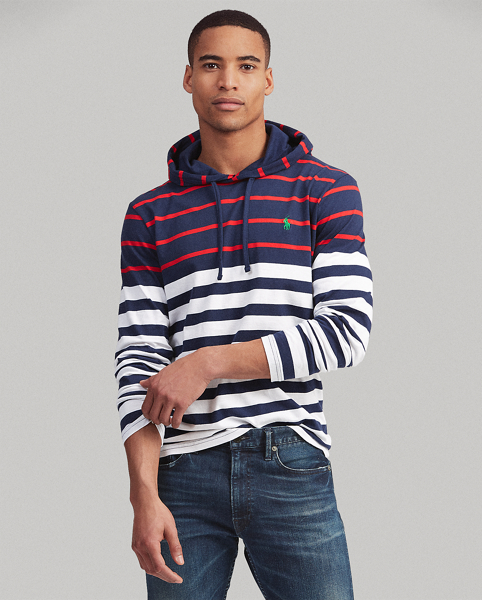 Polo Ralph Lauren Striped Cotton Hooded Tee 1