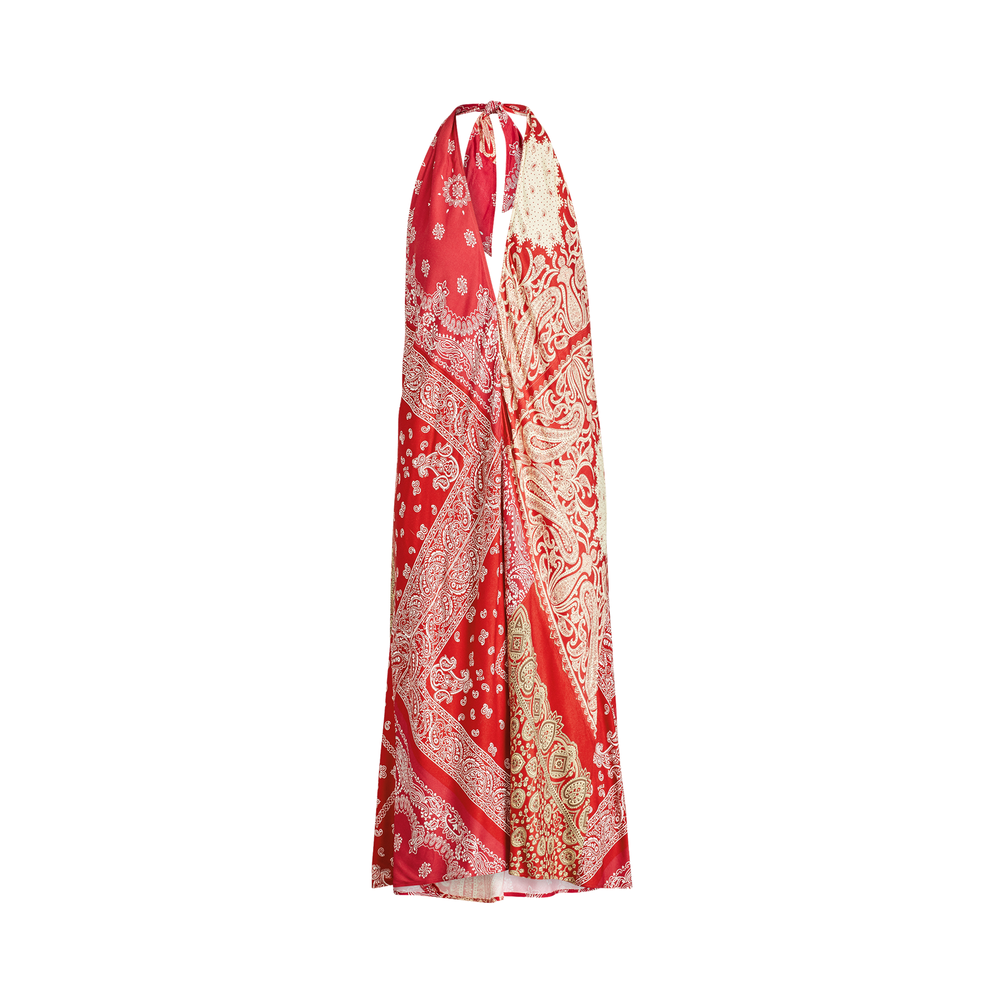 Ralph Lauren Bandanna-Print Halter Dress. 2