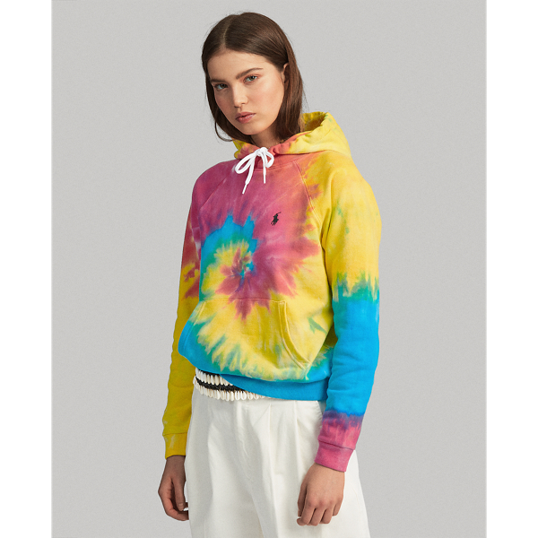 Shrunken Fit Tie-Dye Hoodie for Women | Ralph Lauren® IE