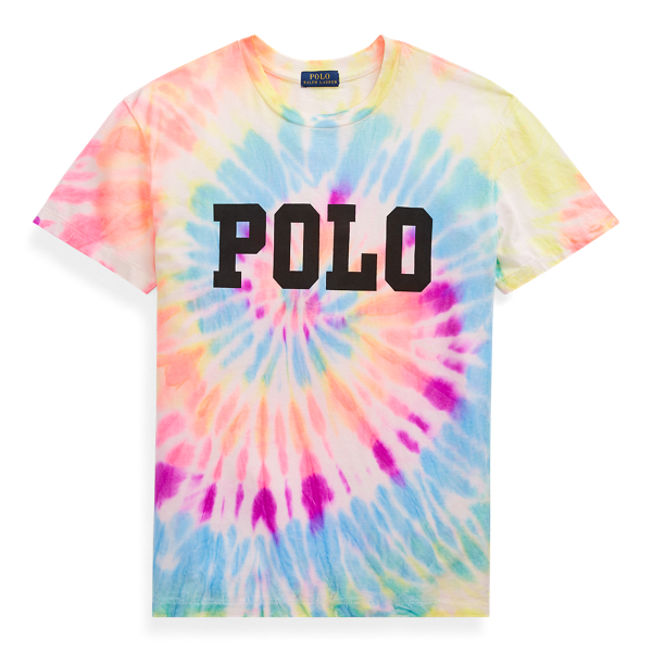 big fit tie dye shirt ralph lauren