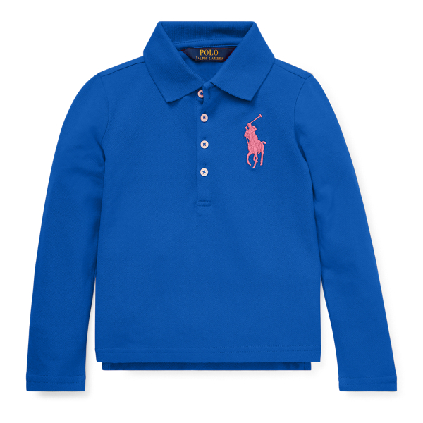 big pony stretch mesh polo