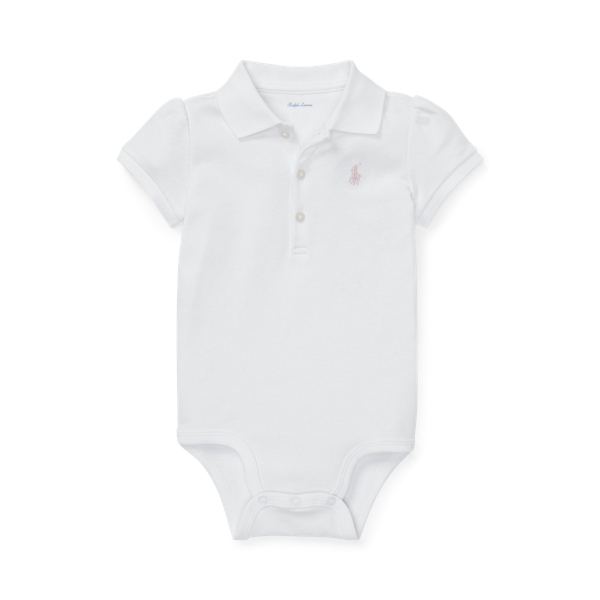 Cotton Interlock Polo Bodysuit