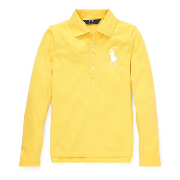 big pony stretch mesh polo